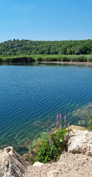 stock image Sarena Jezera (Colorful lakes) at Kosovo Field near Knin in Croatia