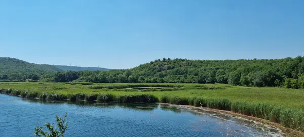 stock image Sarena Jezera (Colorful lakes) at Kosovo Field near Knin in Croatia