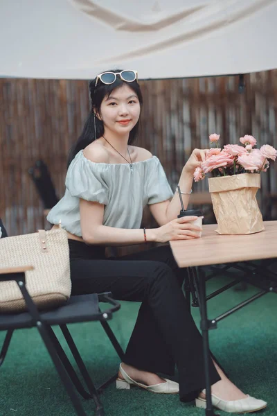 stock image Fashion girl on the street