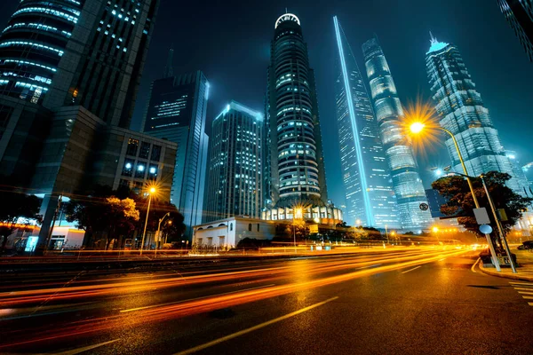 Stadstrafik Shangahai — Stockfoto