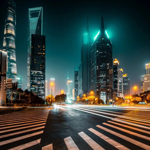 Stadstrafik Shangahai — Stockfoto