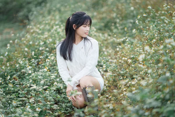 stock image the girl in the park