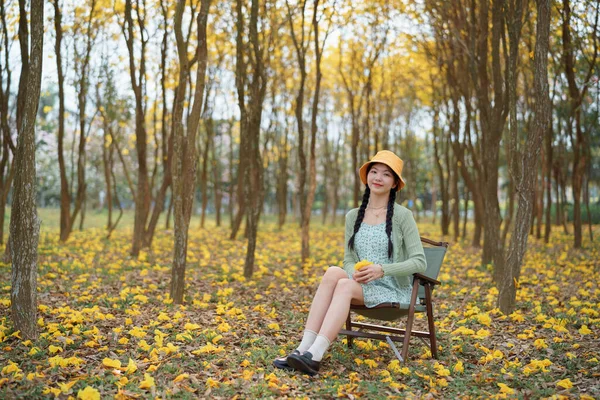 stock image portrait of romantic girl in the woods