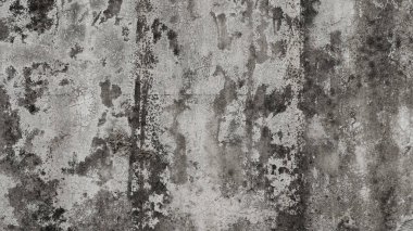 Beton duvar arka plan kırık. Grunge siyah beyaz doku şablon kaplaması resim için