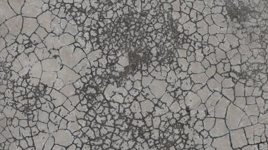 Beton duvar arka plan kırık. Grunge siyah beyaz doku şablon kaplaması resim için