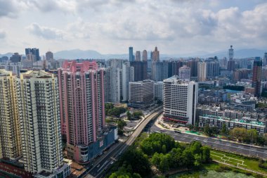 Çin 'in Şenzen şehrinin manzarası