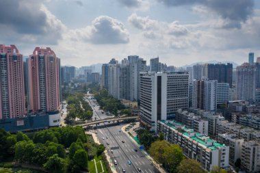 Çin 'in Şenzen şehrinin manzarası