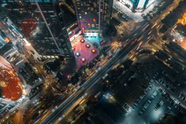 Çin Guangzhou 'daki şehir manzarası