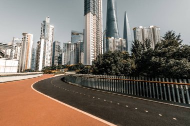 Çalışan pist ve Şangay 'ın kentsel geçmişi