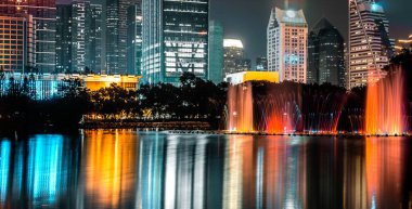 Shenzhen şehrindeki şehir manzarası