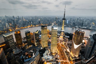 Şangay 'da şehir manzarası