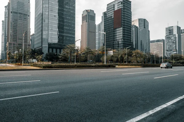 Shenzhen Şehrindeki Şehir Trafiği Stok Resim