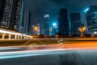 Shenzhen şehrinde şehir trafiği