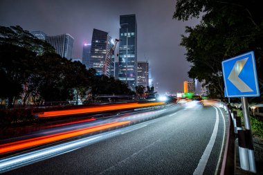 Shenzhen şehrinde şehir trafiği