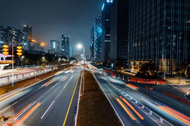 Shenzhen şehrinde şehir trafiği