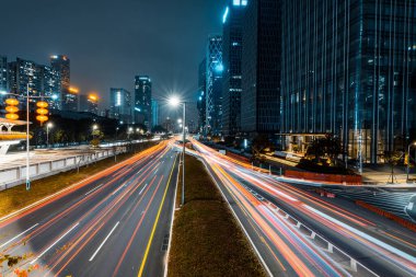 Shenzhen şehrinde şehir trafiği
