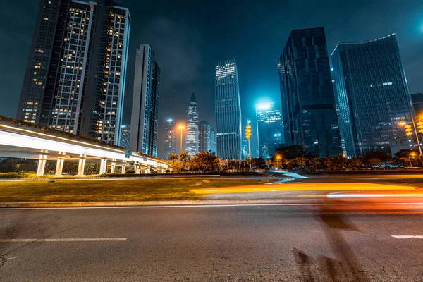 Városi Közlekedés Shenzhen Városban Jogdíjmentes Stock Képek