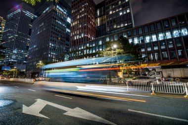 Shenzhen şehrinde şehir trafiği
