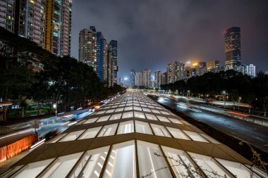 Shenzhen şehrinde şehir trafiği