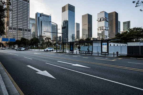 stock image urban traffic at shenzhen city