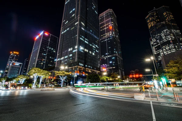 Tráfico Urbano Ciudad Shenzhen —  Fotos de Stock