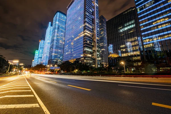 Tráfico Urbano Ciudad Shenzhen — Foto de Stock