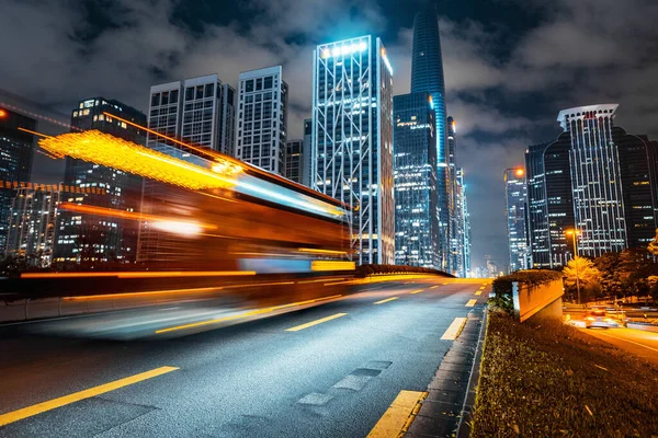 Városi Közlekedés Shenzhen Városban — Stock Fotó