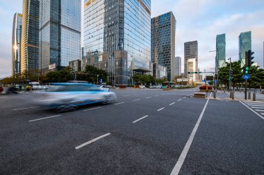 Shenzhen şehrinde şehir trafiği