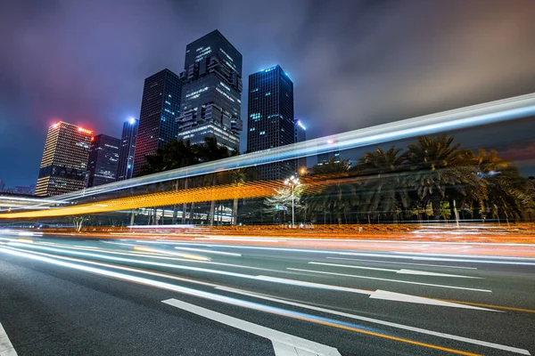 深圳市的城市交通 — 图库照片