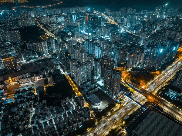 Аэрофотосъемка Города Шэньчжэнь — стоковое фото
