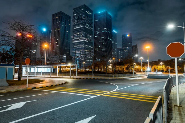 Városi Közlekedés Shenzhen Városban Jogdíjmentes Stock Fotók