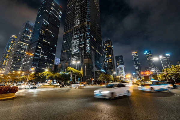 Tráfico Urbano Ciudad Shenzhen —  Fotos de Stock