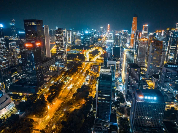 Luftaufnahme Der Stadt Shenzhen — Stockfoto