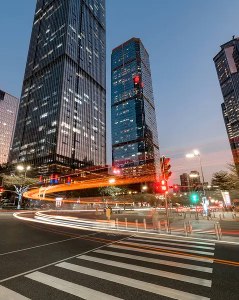 Shenzhen şehrinde şehir trafiği