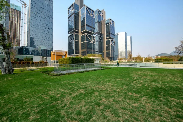 Edificio Uffici Nella Città Shenzhen — Foto Stock