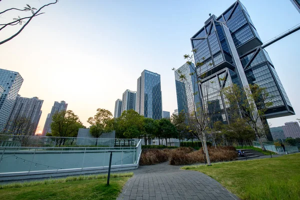 Kontorsbyggnaden Shenzhen Stad — Stockfoto