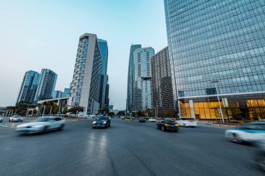 Shenzhen şehrinde şehir trafiği