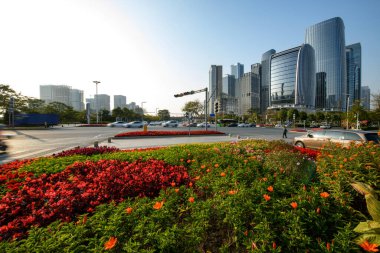 Shenzhen 'in şehir yolu yeşili, Çin