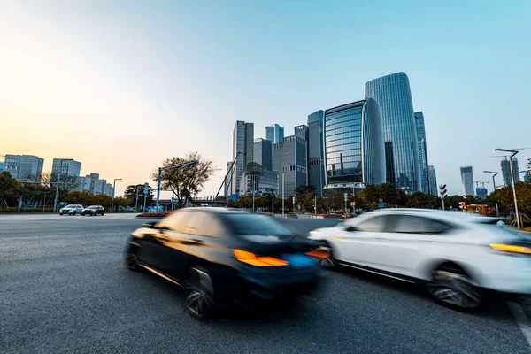 stock image urban traffic at shenzhen city