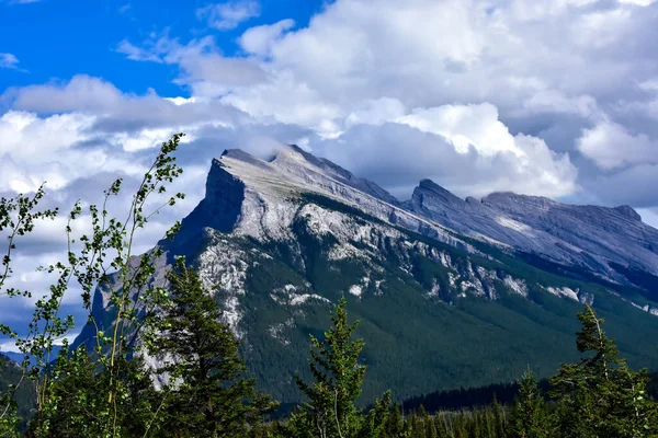 Monte Rundle Banff National Park Canadá — Fotografia de Stock