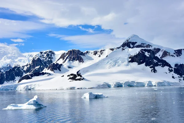 Iceberg Rocky Shoreline Antarctica Stock Picture