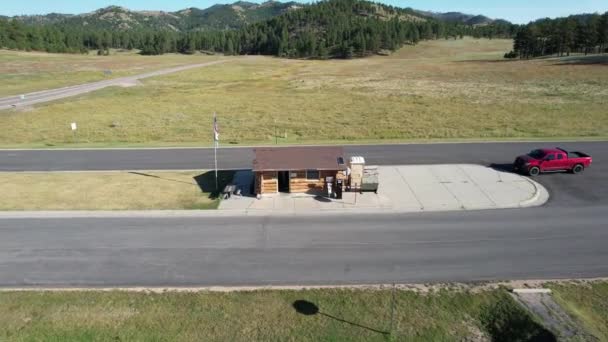 Entrada Campana Azul Parque Estatal Custer Cerca Rapid City Dakota — Vídeo de stock