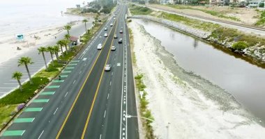 Güney Kaliforniya 'da Kuzey Sahil Otobanı 101 boyunca Hava Yolu.