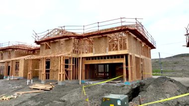 Hava Aracı İHA Uçuşu İnşaat Alanında.