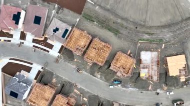 Ev Yapım Alanının Havadan İHA Uçuşu.