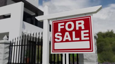 Yeni Çağdaş Ev 'in önünde Emlak İlanına Satıldı.