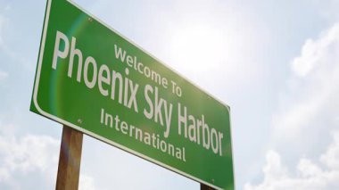 Phoenix Hava Limanı Uluslararası Havalimanı Yeşil Yol Tabelasına hoş geldiniz..