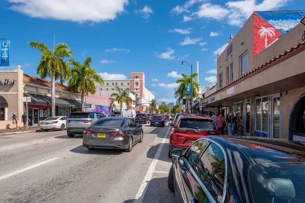Miami Usa February 2023 8Th Street Calle Little Havana Heart — Stockfoto