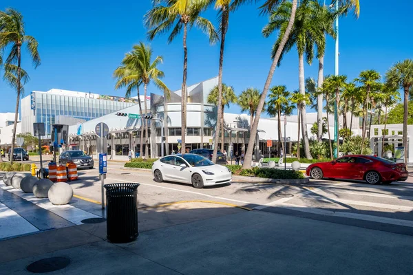 Miami Beach Usa Febbraio 2023 Viale Lincoln Road Miami Beach — Foto Stock
