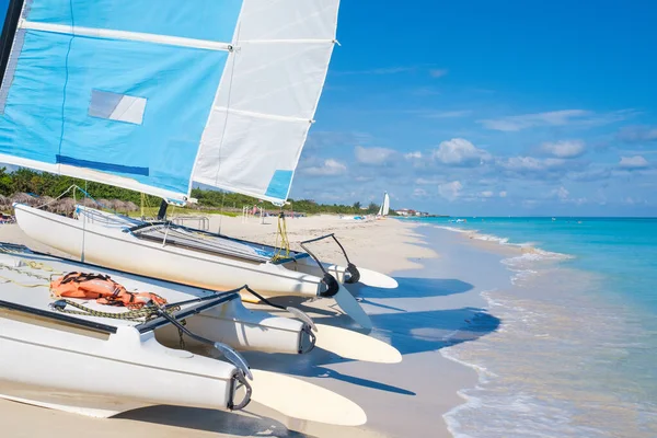Güzel Plaj Varadero Küba Bir Yaz Gününde — Stok fotoğraf